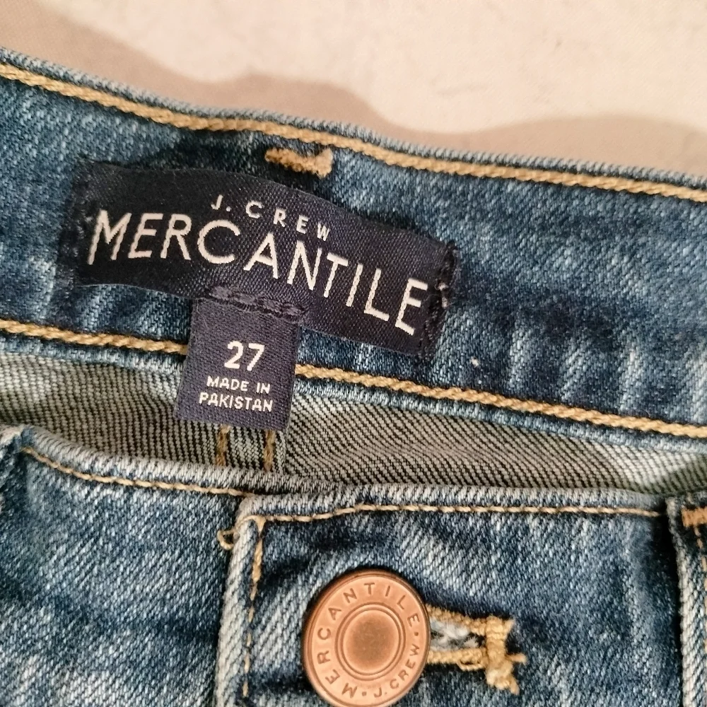 J. Crew Mercantile Denim Cutoff Shorts Sz 27